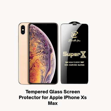 Tempered Glass for Apple iPhone XS Max | Transparent Full HD Screen Protector with Anti-Scratch Edge-to-Edge Coverage & Easy Installation Kit (Pack Of 2)